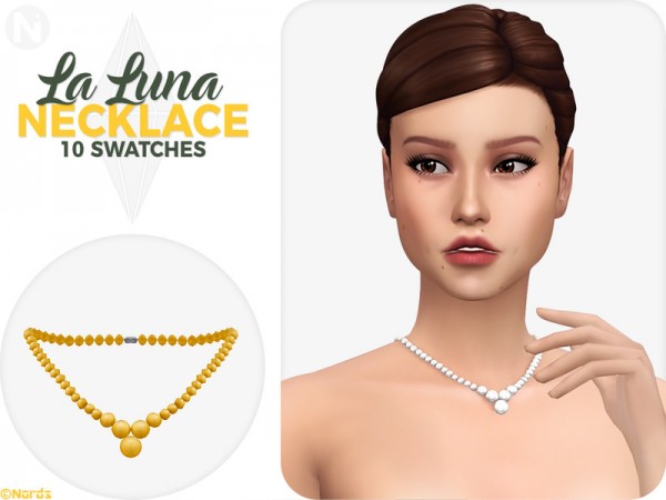  The Sims Resource: La Luna Necklace by Nords