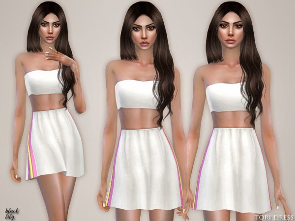  The Sims Resource: Tori Dress by Black Lily