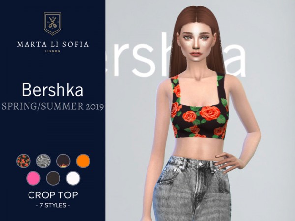  The Sims Resource: Crop Top by martalisofia