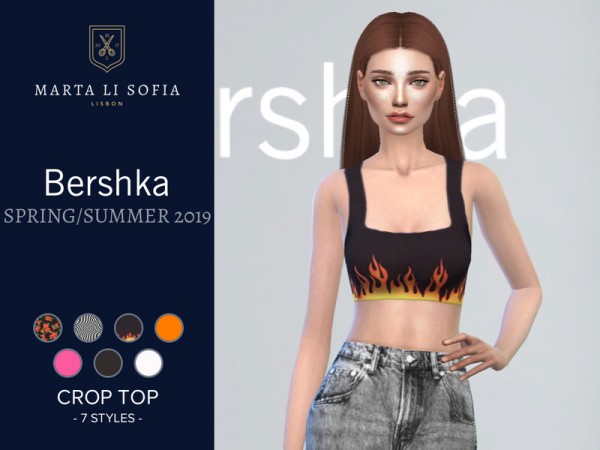  The Sims Resource: Crop Top by martalisofia
