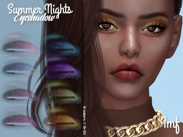  The Sims Resource: Summer Nights Eyeshadow N.93 by IzzieMcFire