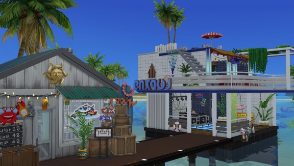  Mod The Sims: Sea Post Pier CC FREE by kiimy 2 Sweet