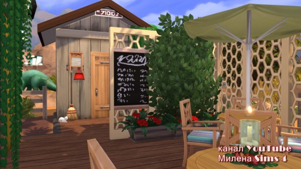  Sims 3 by Mulena: Restaurant On the road
