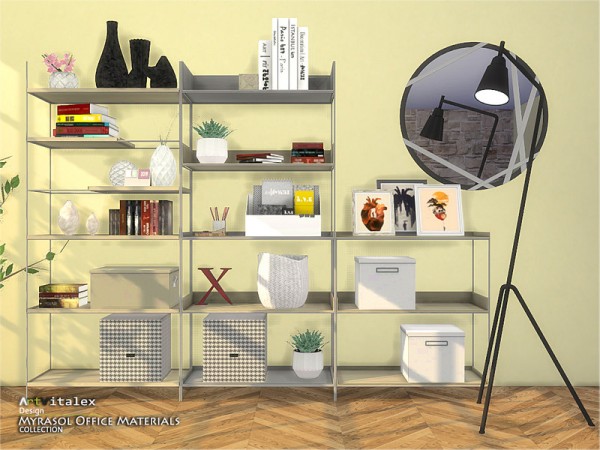  The Sims Resource: Myrasol Office Materials by ArtVitalex