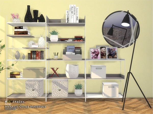  The Sims Resource: Myrasol Office Materials by ArtVitalex