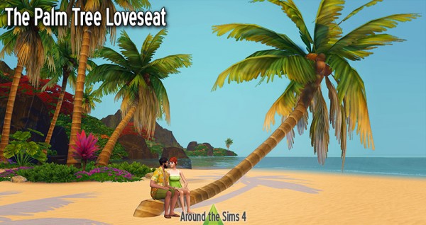  Around The Sims 4: The palm tree loveseat