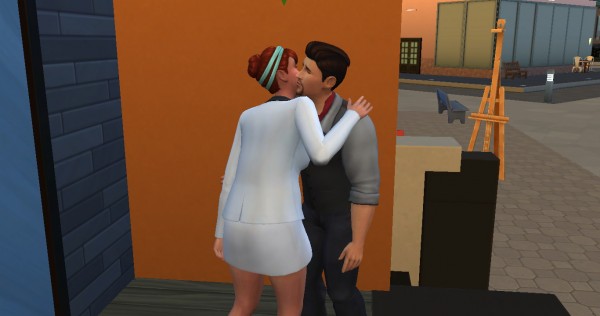  Mod The Sims: Friendly Kiss Cheek Unlocked for all sims by tecnic