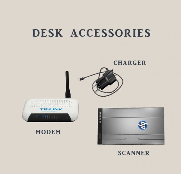  Leo 4 Sims: Desk Accessories