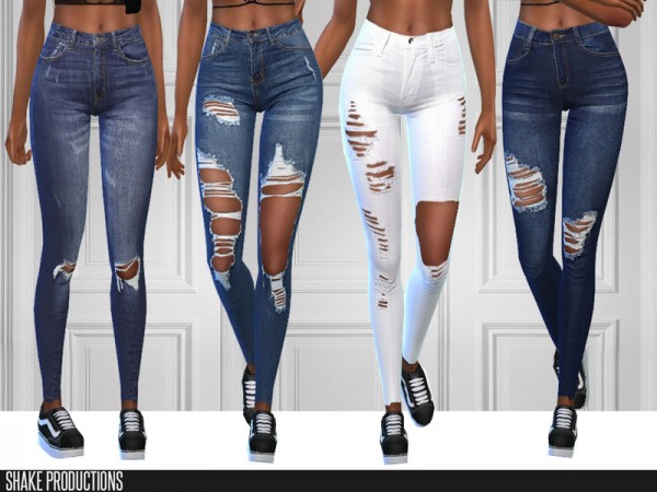The Sims Resource: 294 Set Jeans by ShakeProductions • Sims 4 Downloads