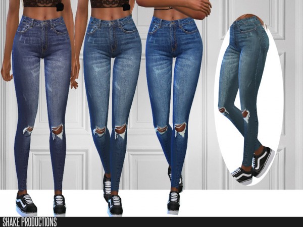 The Sims Resource: 294 Set Jeans by ShakeProductions • Sims 4 Downloads