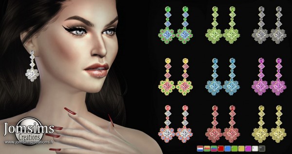  Jom Sims Creations: Dzenz earrings