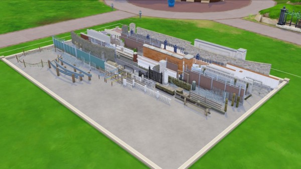  Sims Artists: Fences of debug mode