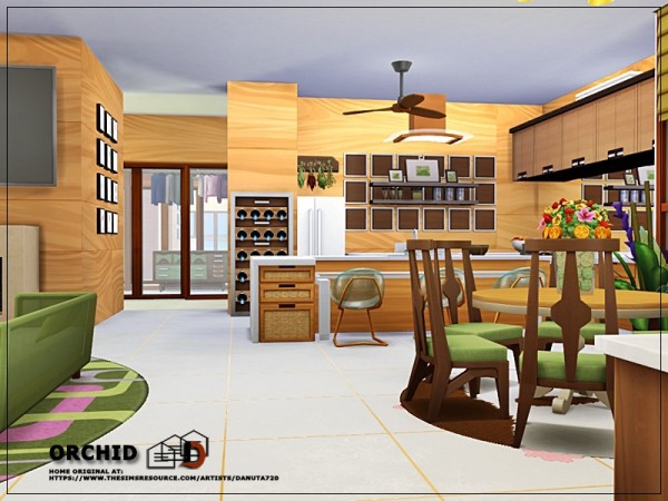  The Sims Resource: Orchid House by Danuta720