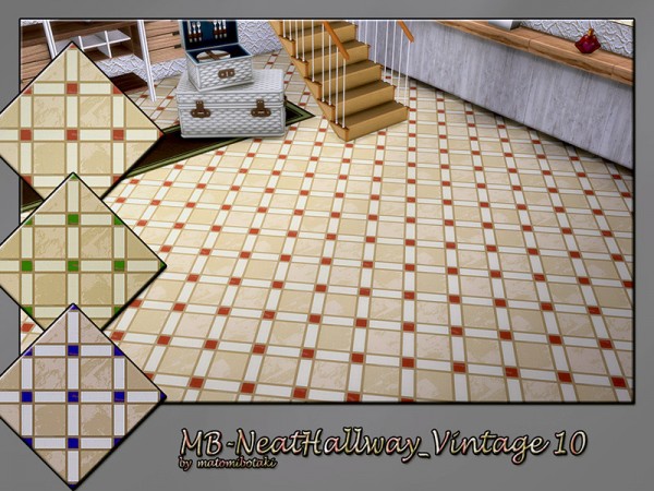  The Sims Resource: Neat Hallway Vintage 10 by matomibotaki