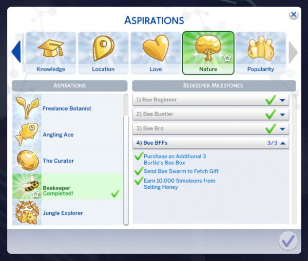  Mod The Sims: Beekeeper Aspiration by MarieLynette