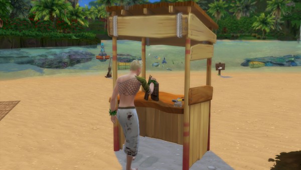 Mod The Sims Castaways Woodworking Table By Serinion Sims 4 Downloads