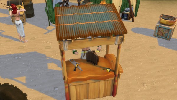  Mod The Sims: Castaways woodworking Table by Serinion