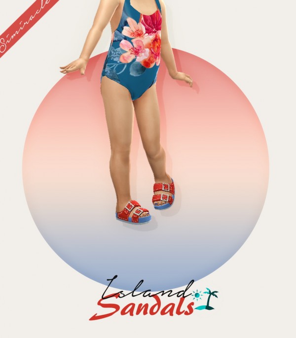  Simiracle: Island Sandals   Toddler Version