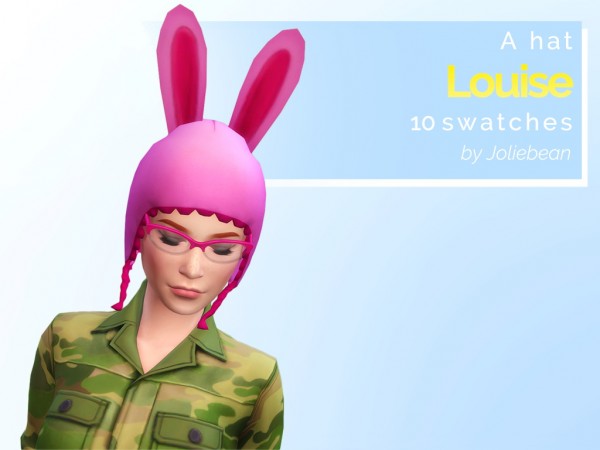  Joliebean: Louise   a hat with bunny ears