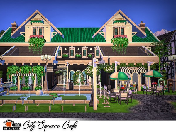  The Sims Resource: City Square Cafe by autaki