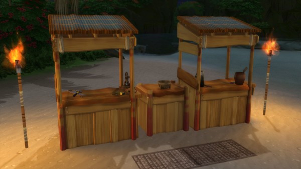  Mod The Sims: Beach counter of Sulani by Serinion