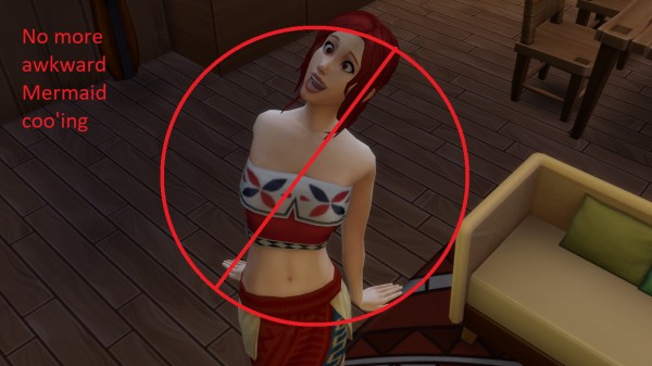  Mod The Sims: No More Mermaid Coo Idle Animation by Tysakasa