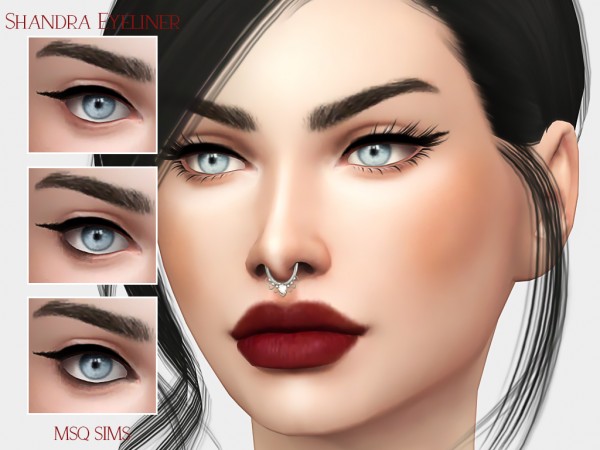  MSQ Sims: Shandra Eyeliner
