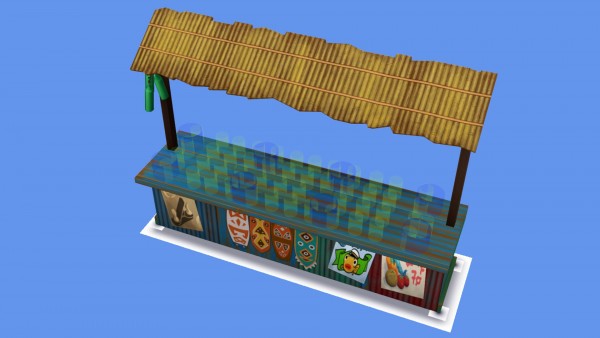  Mod The Sims: Sulani Craft Sales Table by Serinion