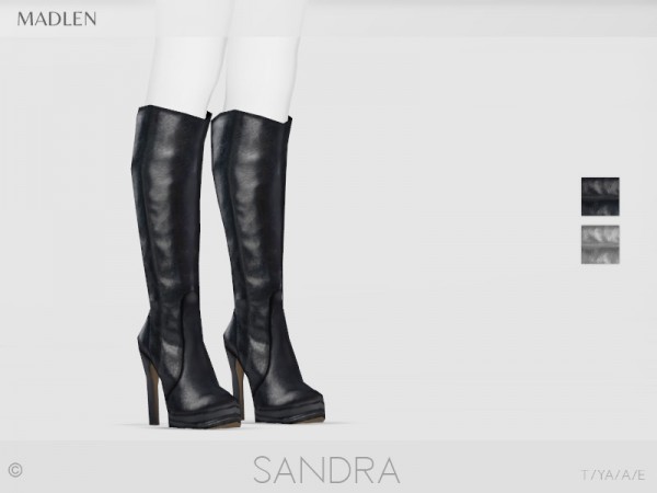  The Sims Resource: Madlen Sandra Boots by MJ95