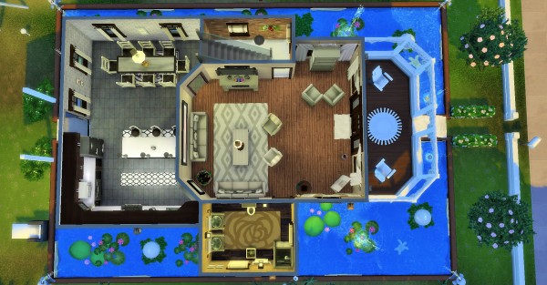  Mod The Sims: Two Story Family Home by heikeg