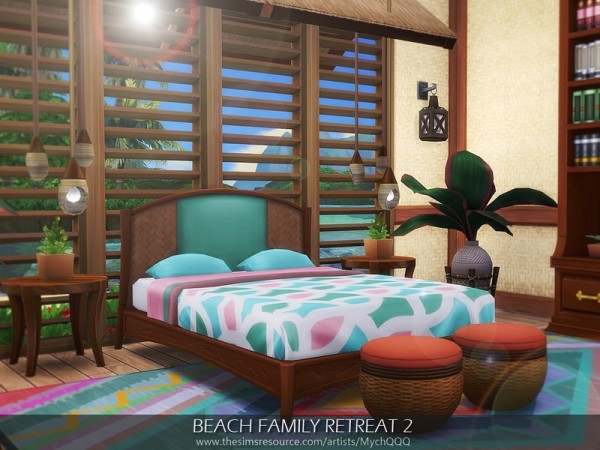 The Sims Resource: Beach Family Retreat 2 by MychQQQ
