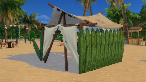  Mod The Sims: Wooden arbor of castaways by Serinion