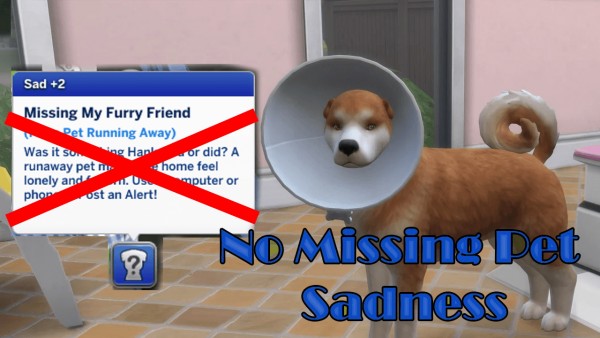  Mod The Sims: No Missing Pet Sadness by Todecide