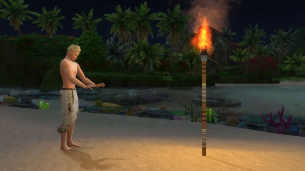  Mod The Sims: Sulani beach torch by Serinion