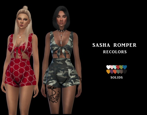  Leo 4 Sims: Sasha Romper