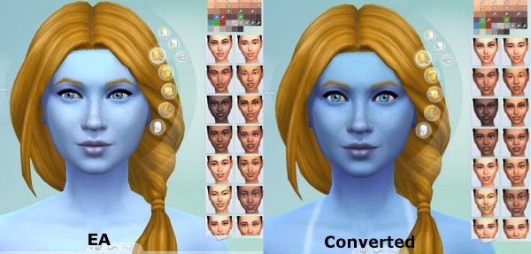  Mod The Sims: Skin Converter by CmarNYC