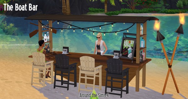  Around The Sims 4: The Boat Bar