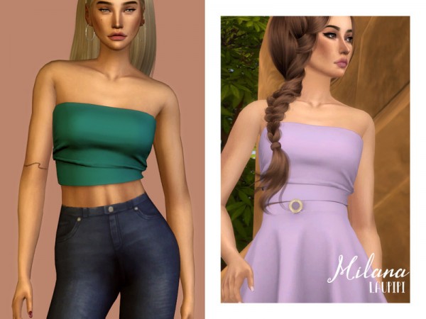  The Sims Resource: Milana  top by Laupipi