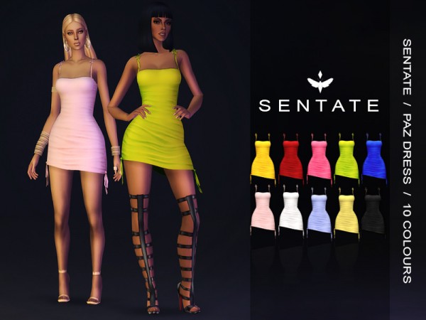 The Sims Resource: Paz Dress by Sentate