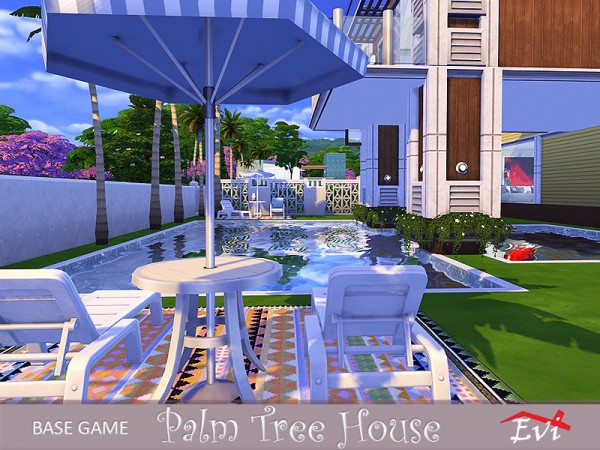  The Sims Resource: Palm Tree House by evi