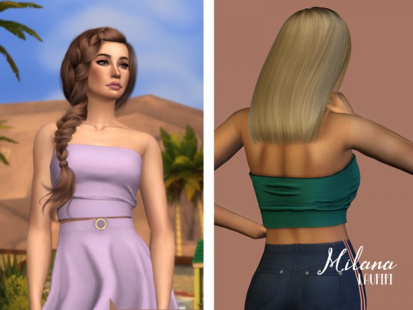  The Sims Resource: Milana  top by Laupipi