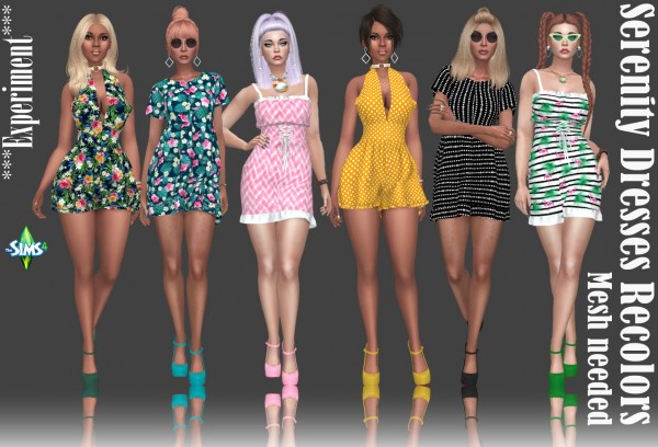  Annett`s Sims 4 Welt: Serenity`s Dresses Recolors