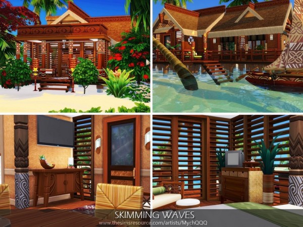  The Sims Resource: Skimming Waves house by MychQQQ