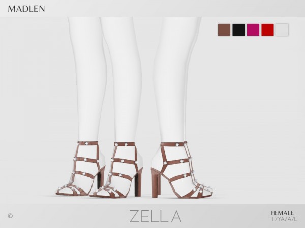  The Sims Resource: Madlen Zella Shoes by MJ95
