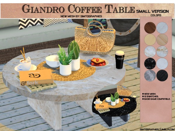  Simtographies: Giandro Coffee Table  small version