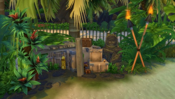  Mod The Sims: The Looters Cabin Off The Grid (No CC) by Caradriel