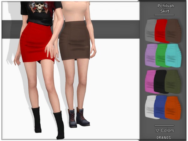  The Sims Resource: Pchilvah Skirt by OranosTR
