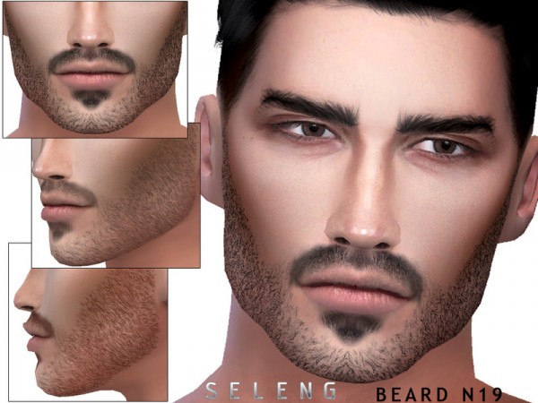  The Sims Resource: Beard N19 by Seleng