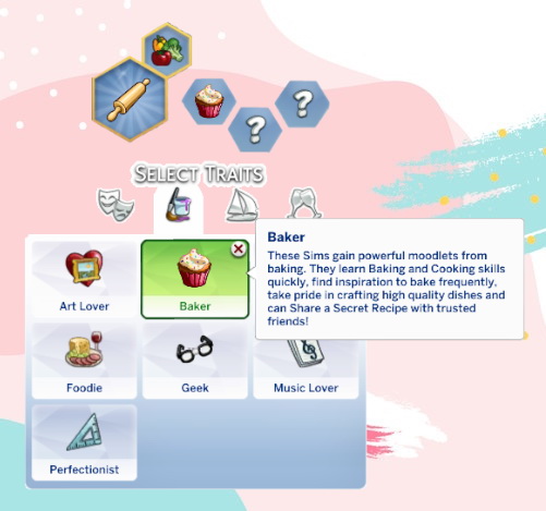  Mod The Sims: Baker Trait by xbrettface