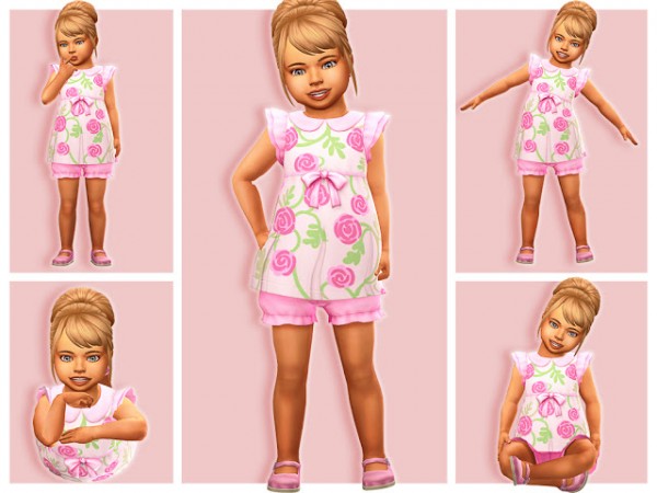  MSQ Sims: Toddler Floating CAS Pose Pack NB01